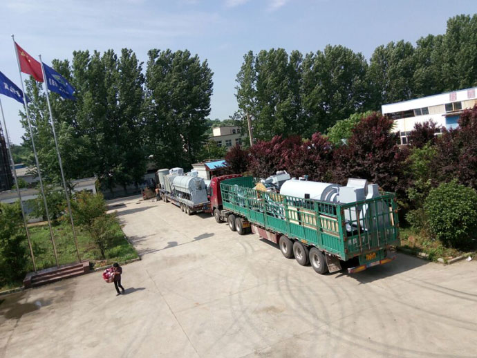 2017年5月24日发往吉林省长春市的（蒲公英茶）大型成套设备