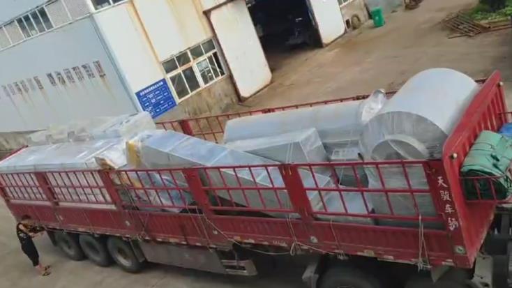 河北省石家庄市连翘绿茶全套加工设备发货现场