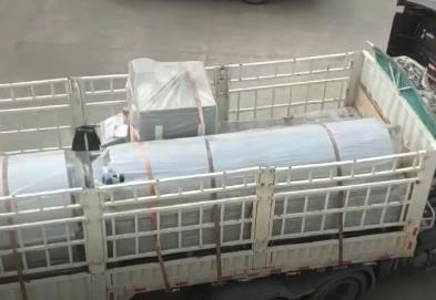 吉林省（文冠果叶茶）全套设备装好发货，随后师傅上门安装调试，培训客户炒茶技术。